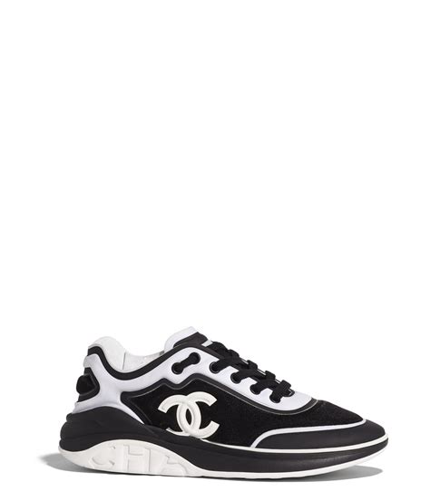 scarpe chanel bianco nero|Chanel sneakers.